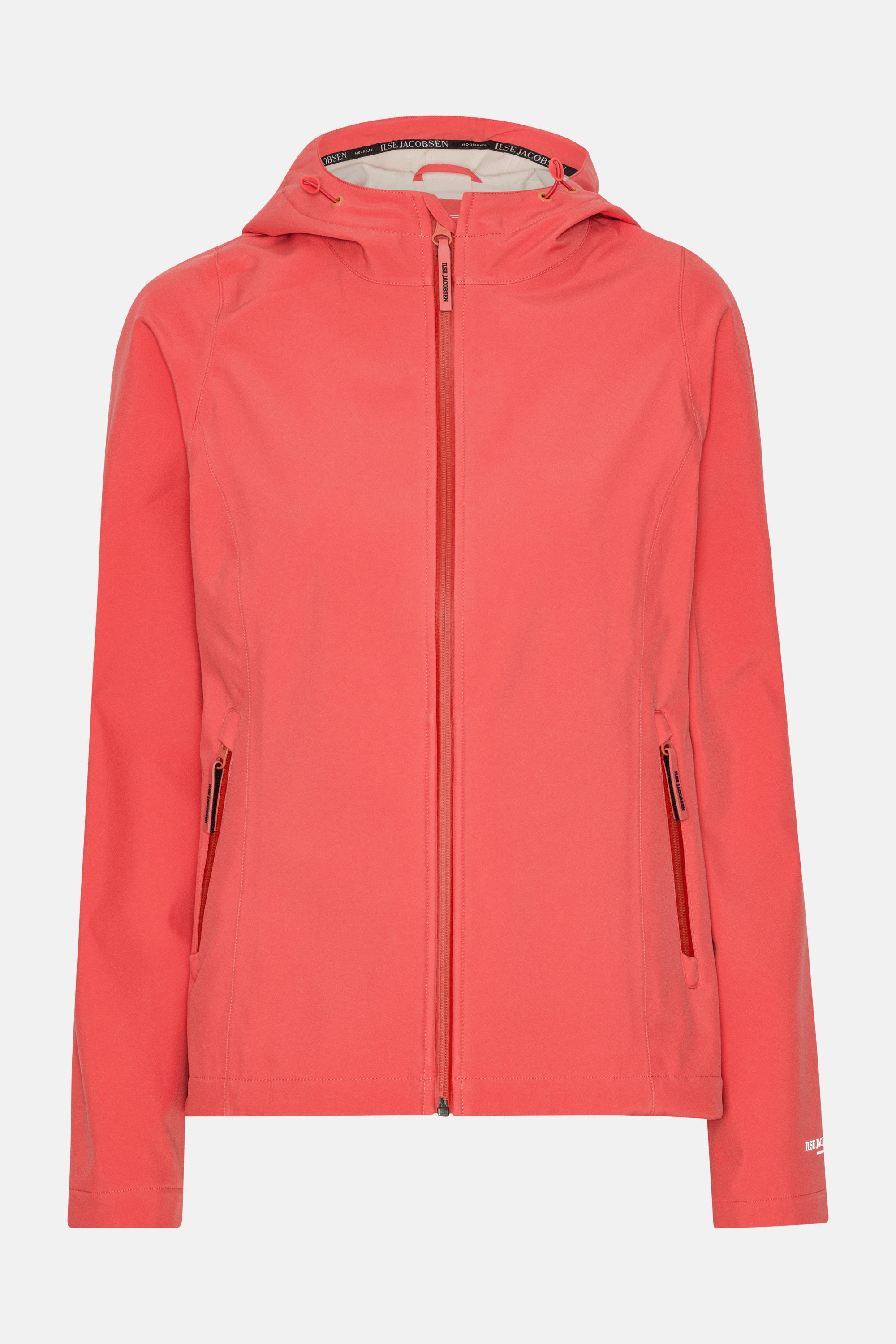 Kort Softshell Regnjacka - Spiced Coral